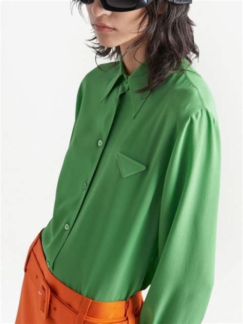 prada collar shirt.